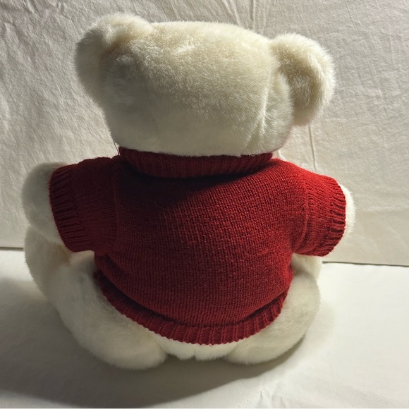 Vintage Polo Ralph Lauren Plush Teddy Bear Red Ski Snowflake Sweater 1999/2000 - Picture 2 of 5